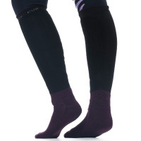 Chaussettes Flags & Cup Seldovia Noir / mure Chaussettes Flags & Cup Seldovia Noir / mure