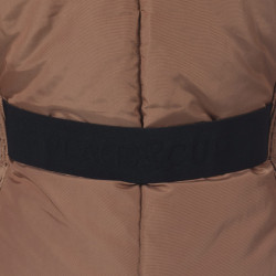 Parka feminina Sarnia Flags & Cup Moca Castanho