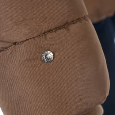 Parka feminina Sarnia Flags & Cup Moca Castanho