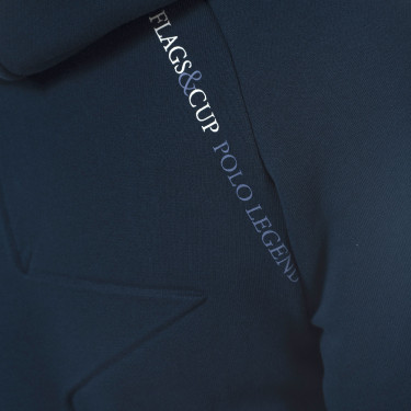 Casaco com fecho feminino Tazlina Flags & Cup Azul-marinho