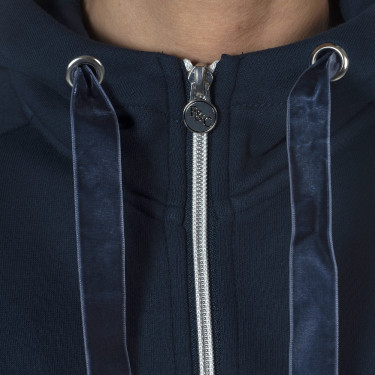 Casaco com fecho feminino Tazlina Flags & Cup Azul-marinho