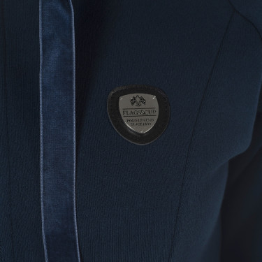 Casaco com fecho feminino Tazlina Flags & Cup Azul-marinho