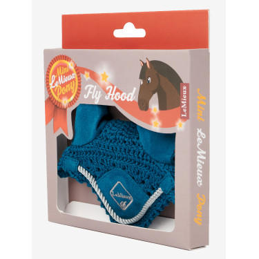 Touca anti-moscas para brinquedo Mini Pônei LeMieux Azul marinho Touca anti-moscas para brinquedo Mini Pônei LeMieux Azul marinho