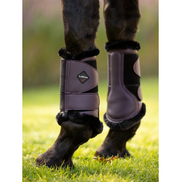 Guêtres Lemieux conforto pelúcia Figue Violeta