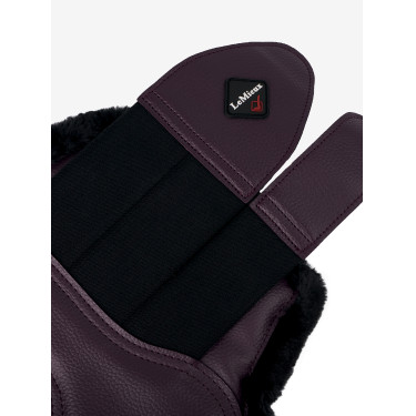 Guêtres Lemieux conforto pelúcia Figue Violeta