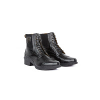 Botas de couro com atacadores frontais Jupiter mulher B Vertigo Preto