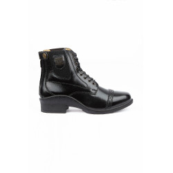 Botas de couro com atacadores frontais Jupiter mulher B Vertigo Preto Botas de couro com atacadores frontais Jupiter mulher B Vertigo Preto