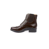 Botas de couro com atacadores frontais Jupiter mulher B Vertigo Castanho escuro
