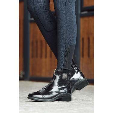 Botas de couro com fecho éclair Saturn mulher B Vertigo Botas de couro com fecho éclair Saturn mulher B Vertigo