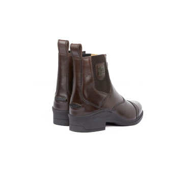 Botas de couro com fecho éclair Saturn mulher B Vertigo Castanho escuro Botas de couro com fecho éclair Saturn mulher B Vertigo Castanho escuro