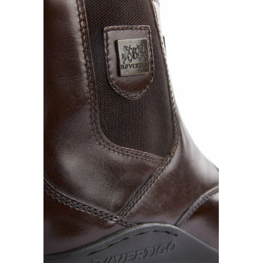 Botas de couro com fecho éclair Saturn mulher B Vertigo Castanho escuro Botas de couro com fecho éclair Saturn mulher B Vertigo Castanho escuro