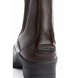 Botas de couro com fecho éclair Saturn mulher B Vertigo Castanho escuro Botas de couro com fecho éclair Saturn mulher B Vertigo Castanho escuro