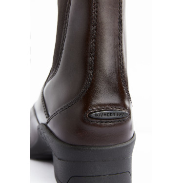 Botas de couro com fecho éclair Saturn mulher B Vertigo Castanho escuro Botas de couro com fecho éclair Saturn mulher B Vertigo Castanho escuro