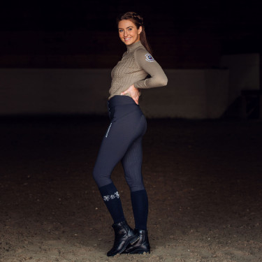 Botas de inverno femininas forradas com lã de cordeiro Mercury B Vertigo Preto