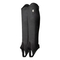 Mini-chaps de couro para adolescentes Ronda Horze Preto Mini-chaps de couro para adolescentes Ronda Horze Preto