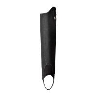 Mini-chaps de couro para adolescentes Ronda Horze Preto