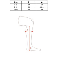 Mini-perneiras sintéticas para adolescentes Billie Horze Preto Mini-perneiras sintéticas para adolescentes Billie Horze Preto