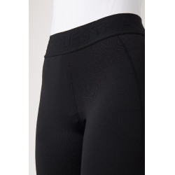 Legging de equitação com grip de silicone integral Madison feminino Horze Preto Legging de equitação com grip de silicone integral Madison feminino Horze Preto