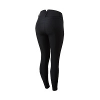 Calça leve com reforços de couro elástico Angelina feminina Horze Preto