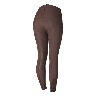 Calça de equitação térmica com fundo integral de silicone Tiffany feminino B Vertigo Calça de equitação térmica com fundo integral de silicone Tiffany feminino B Vertigo