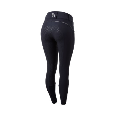 Calça de equitação cintura alta com grip de silicone completo Aubrey feminino Horze Calça de equitação cintura alta com grip de silicone completo Aubrey feminino Horze
