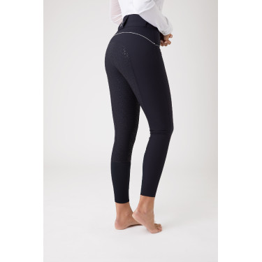 Calça de equitação cintura alta com grip de silicone completo Aubrey feminino Horze Calça de equitação cintura alta com grip de silicone completo Aubrey feminino Horze