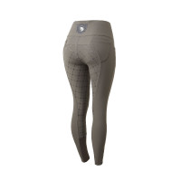Calça com assento em camurça silicone e cintura alta feminina Horze Cinza escuro Castle Rock Cinzento Calça com assento em camurça silicone e cintura alta feminina Horze Cinza escuro Castle Rock Cinzento