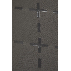 Calça com assento em camurça silicone e cintura alta feminina Horze Cinza escuro Castle Rock Cinzento