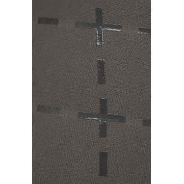 Calça com assento em camurça silicone e cintura alta feminina Horze Cinza escuro Castle Rock Cinzento