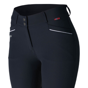 Calça de equitação com fundo integral em silicone adelgaçante Patricia feminino B Vertigo Calça de equitação com fundo integral em silicone adelgaçante Patricia feminino B Vertigo