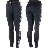 Calça de equitação funcional de cintura alta com grip de silicone integral Angelika feminino B Vertigo Azul-marinho escuro