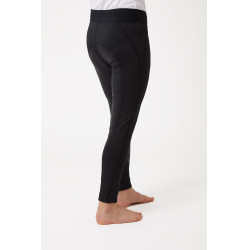 Legging de equitação com grip de silicone completo Madison infantil Horze Preto