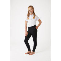 Legging de equitação com grip de silicone completo Madison infantil Horze Preto