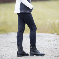 Calça de equitação infantil de inverno com fundo de silicone Active Horze Azul-marinho escuro Calça de equitação infantil de inverno com fundo de silicone Active Horze Azul-marinho escuro