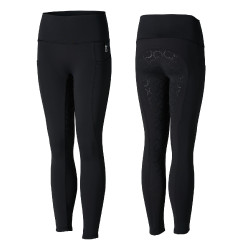 Legging de cobertura total Gillian para criança Horze Preto