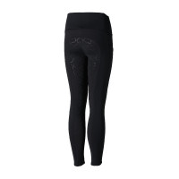 Legging de cobertura total Gillian para criança Horze Verde cáqui escaravelho