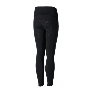 Legging de cobertura total Gillian para criança Horze Preto