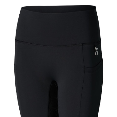 Legging de cobertura total Gillian para criança Horze Preto