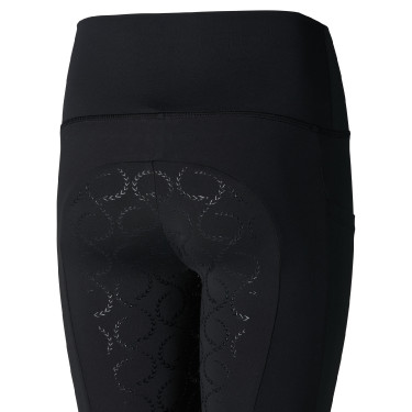 Legging de cobertura total Gillian para criança Horze Preto