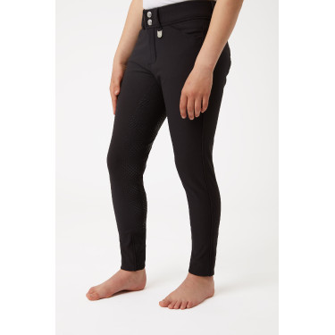 Calça de equitação Grand Prix com culote de silicone infantil Horze Calça de equitação Grand Prix com culote de silicone infantil Horze