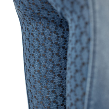 Calça de equitação jeans com grip de silicone integral Poppy infantil Horze Calça de equitação jeans com grip de silicone integral Poppy infantil Horze