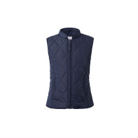 Casaco acolchoado clássico infantil Horze Casaco pea coat azul escuro