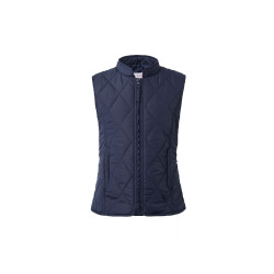 Casaco acolchoado clássico infantil Horze Casaco pea coat azul escuro
