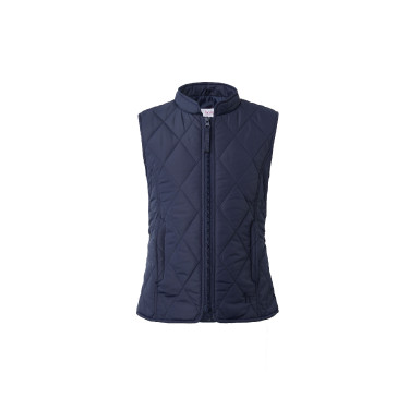 Casaco acolchoado clássico infantil Horze Casaco pea coat azul escuro