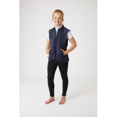 Casaco acolchoado clássico infantil Horze Casaco pea coat azul escuro Casaco acolchoado clássico infantil Horze Casaco pea coat azul escuro