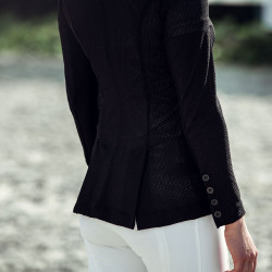 Casaco de competição com mesh Gabrielle feminino B Vertigo Preto