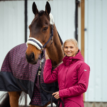 Casaco de inverno Dana feminino B Vertigo Vermelho beterraba Casaco de inverno Dana feminino B Vertigo Vermelho beterraba
