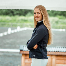 Casaco acolchoado Christine feminino B Vertigo Azul-marinho escuro Casaco acolchoado Christine feminino B Vertigo Azul-marinho escuro