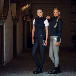 Colete acolchoado sem mangas Isabelle feminino B Vertigo Azul-marinho escuro