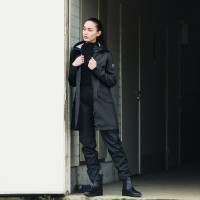 Calça impermeável PU Billie feminina Horze Preto Calça impermeável PU Billie feminina Horze Preto